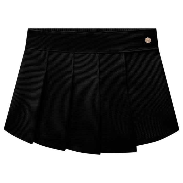 MILON: RIBBED SKORT - BLACK