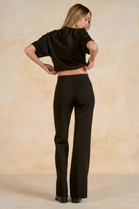 ELAN: FLAIR TROUSERS - BLACK