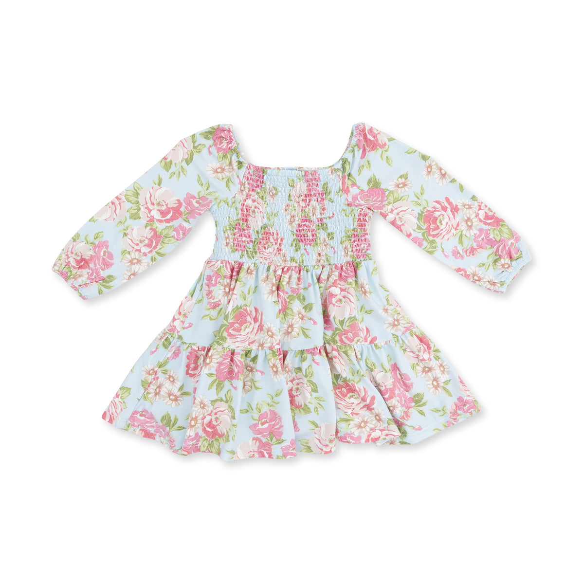 ANGEL DEAR: ANGELINE FLORAL CAP SLEEVE DRESS AND LEGGING SET