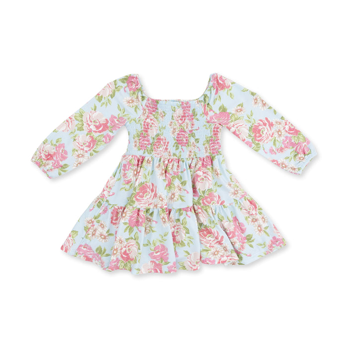 ANGEL DEAR: ANGELINE FLORAL CAP SLEEVE DRESS AND LEGGING SET