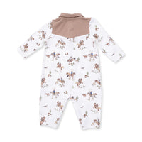 ANGEL DEAR: HORSE WRANGLER LONG SLEEVE COWBOY ROMPER