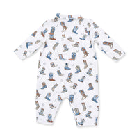 ANGEL DEAR: BUCKAROO BOOTS LONG SLEEVE COWBOY ROMPER