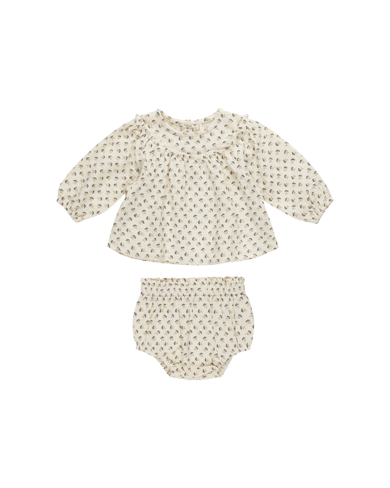 QUINCY MAE: MIA TOP + BLOOMER SET || FRENCH FLORA