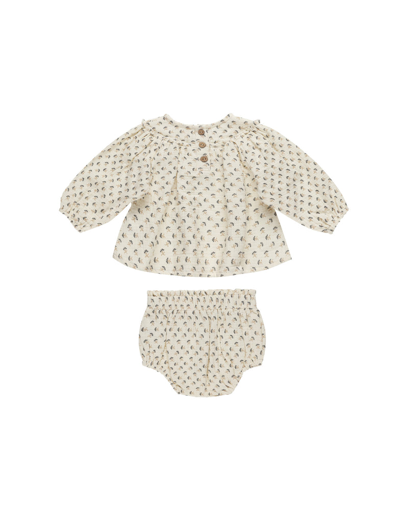 QUINCY MAE: MIA TOP + BLOOMER SET || FRENCH FLORA