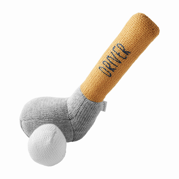 MUD PIE: KNIT GOLF RATTLES