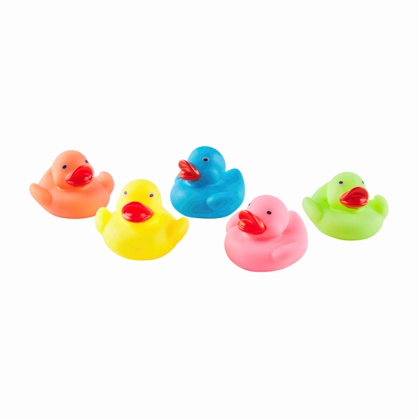 MUD PIE: LIGHT-UP DUCK BATH TOY SET (5-PACK)