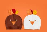 MUD PIE: CROCHET GOBBLING TURKEY HATS