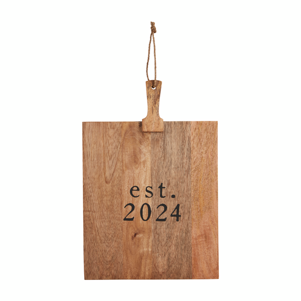 MUD PIE: EST 2024 12" x 17 1/2" PADDLE BOARD