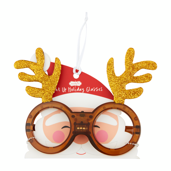 MUD PIE: HOLIDAY LIGHT-UP GLASSES