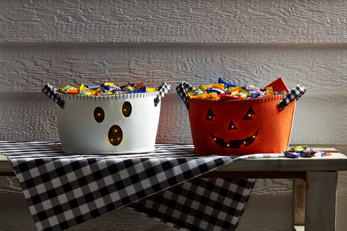 MUD PIE: REVERSIBLE GHOST & JACK-O-LANTERN BUCKET