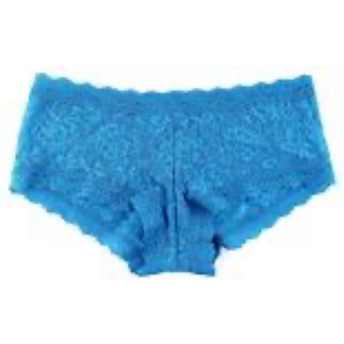 HANKY PANKY: SIGNATURE LACE BOYSHORT - KINGFISHER BLUE