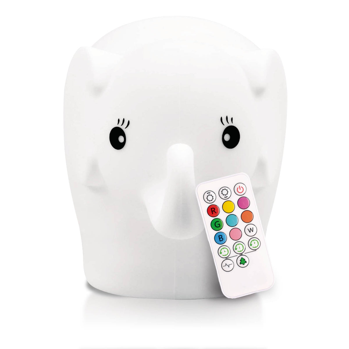 LUMIPETS®: EGGBERT THE ELEPHANT- CHILDREN'S TOUCH NIGHT LIGHT WITH REMOTE