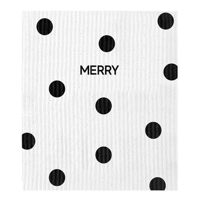 SANTA BARBARA DESIGN STUDIO: ORGANIC DISH CLOTH - “MERRY”