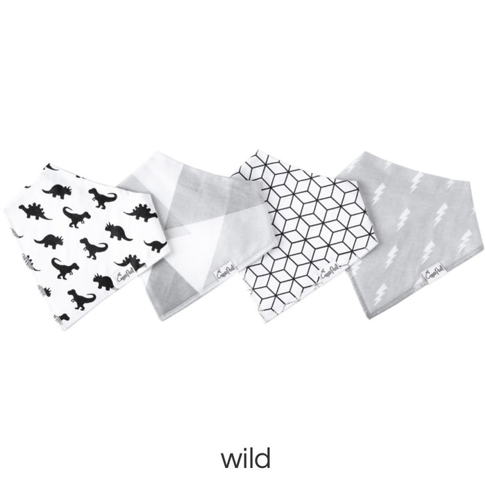 COPPER PEARL: WILD BANDANA BIB (4-PACK)