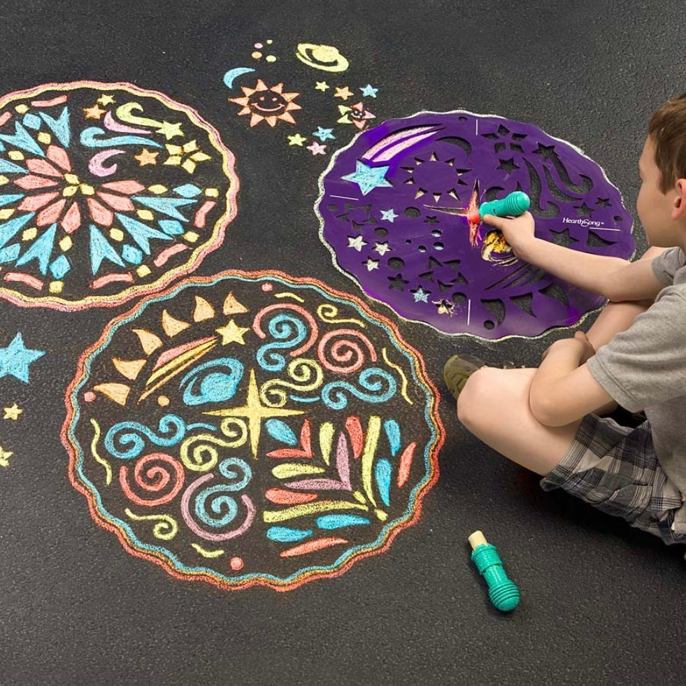 CHALKSCAPES MANDALAS SIDEWALK STENCILS