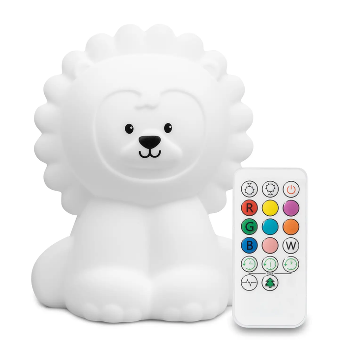 LUMIPETS® LION - CHILDREN'S NURSERY TOUCH NIGHT LIGHT WITH REMOTE