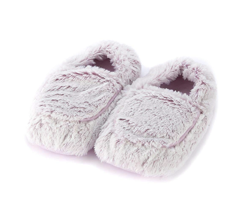 WARMIES: MARSHMALLOW LAVENDER SLIPPERS