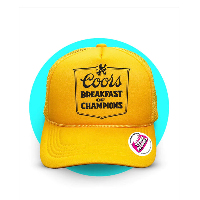 BREAKFAST OF CHAMPIONS COORS TRUCKER HAT