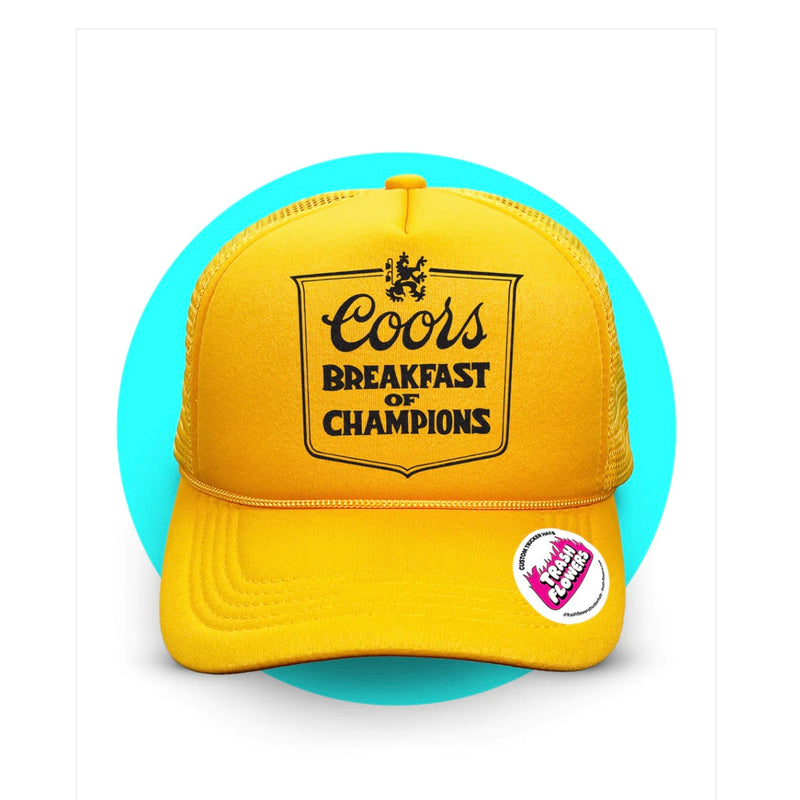 BREAKFAST OF CHAMPIONS COORS TRUCKER HAT