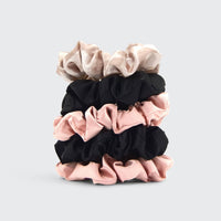 KITSCH: SATIN SLEEP SCRUNCHIES 5PC - ASSORTED