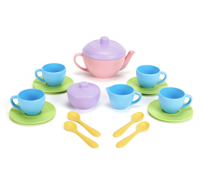 GREEN TOYS: TEA FOR FOUR SET - 17 PIECE