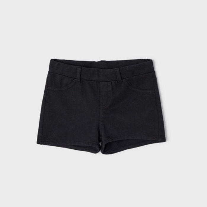 MAYORAL: ELASTIC BIKE SHORTS - BLACK