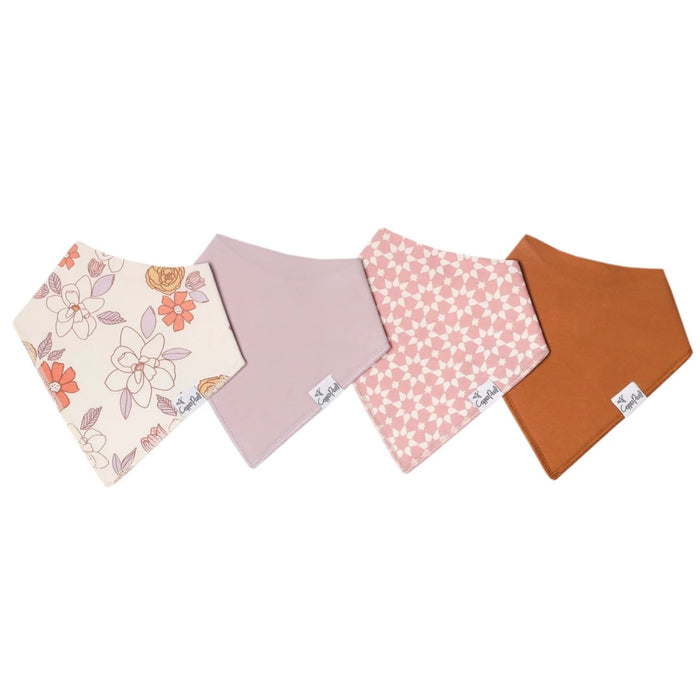 COPPER PEARL: FERRA BANDANA BIBS (4-PACK)