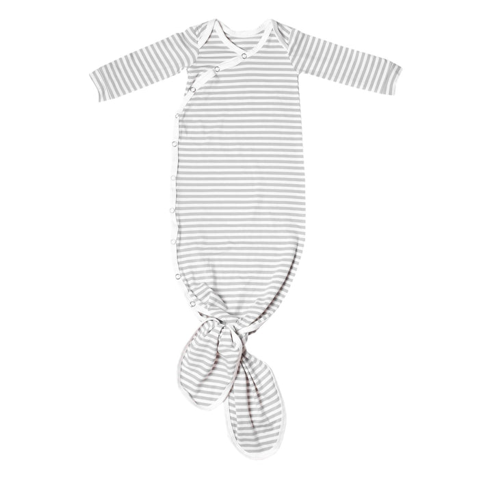 COPPER PEARL: EVEREST NEWBORN KNOTTED GOWN