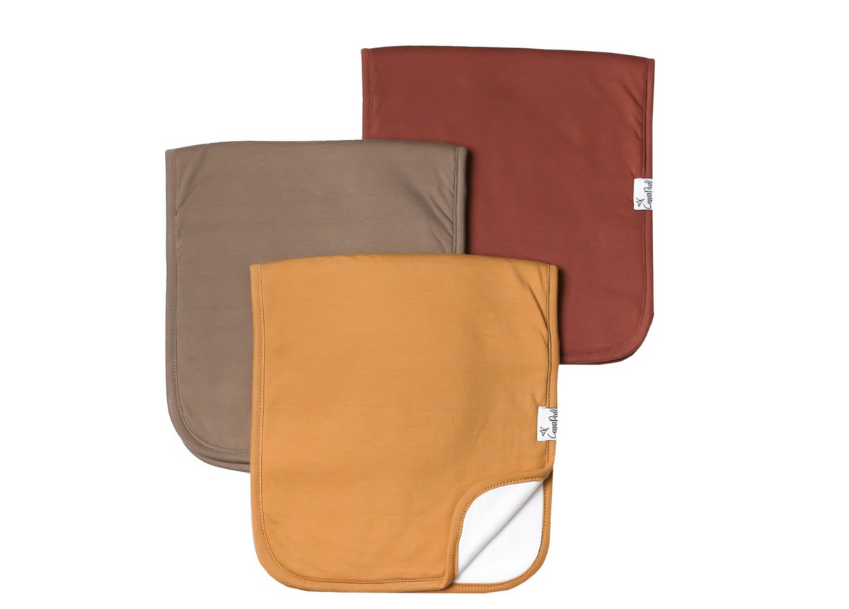 COPPER PEARL: DUNE BURP CLOTHS (3-PACK)