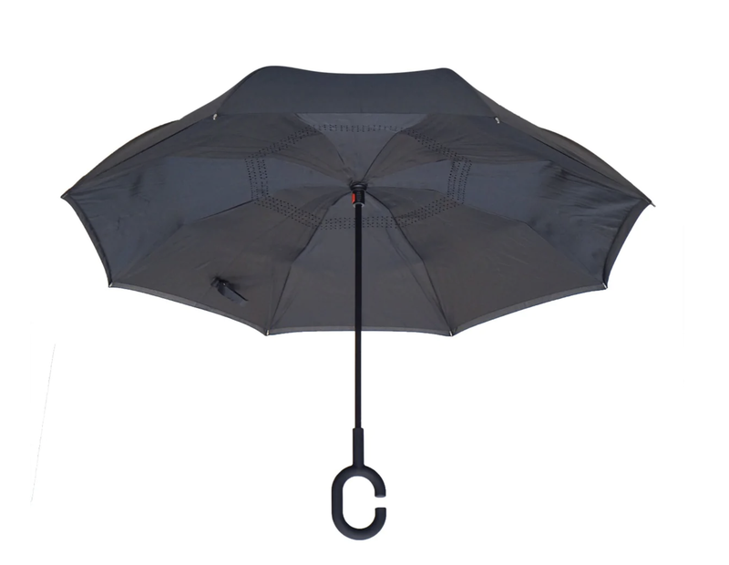 TOPSY TURVY BLACK UMBRELLA