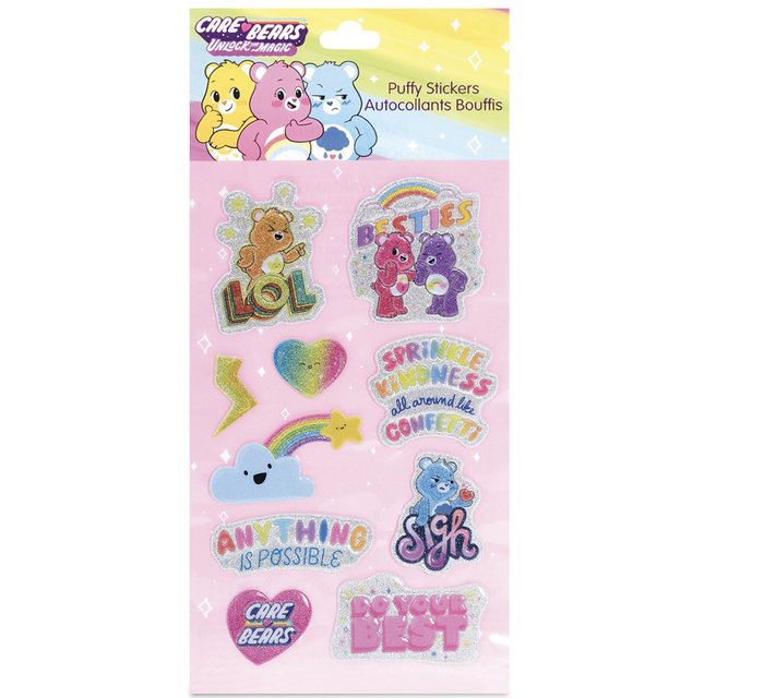 ISCREAM: BESTIES CARE BEARS PUFFY STICKERS