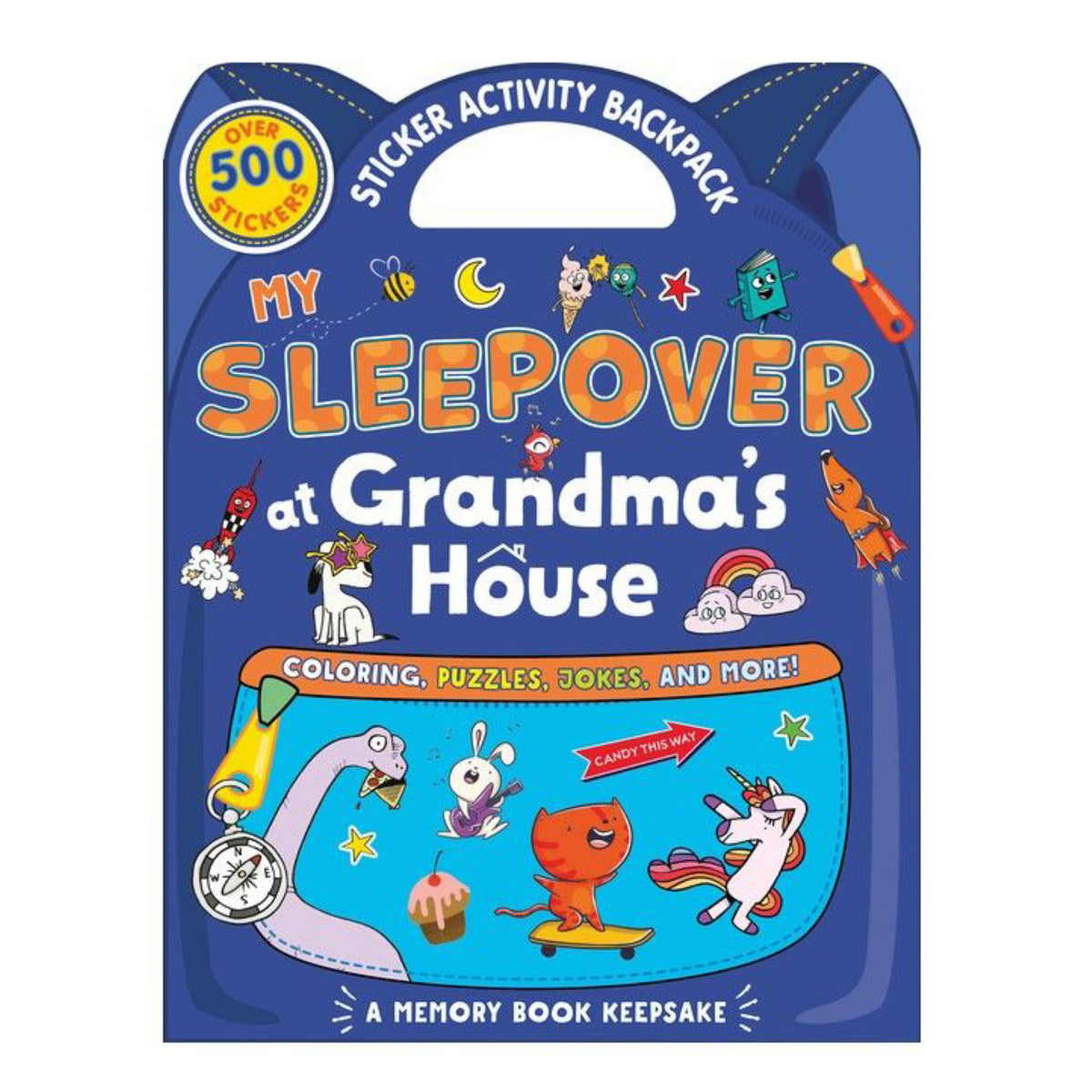 MY SLEEPOVER AT GRANDMA'S HOUSE ACTIVITY BOOK