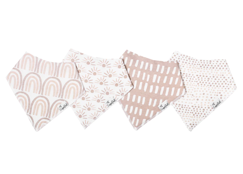 COPPER PEARL: BLISS BABY BANDANA BIBS