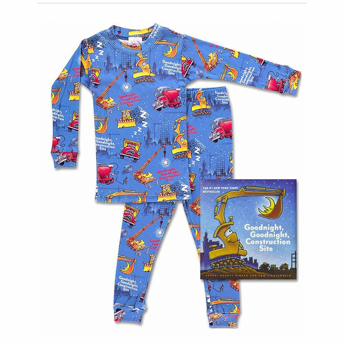 BOOKS TO BED: GOODNIGHT CONSTRUCTION SITE PJ & BOOK SET