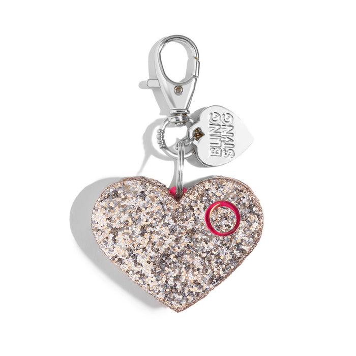 BLINGSTING: ROSE GOLD HEART SAFETY ALARM