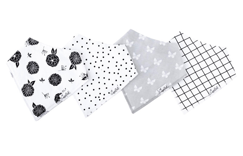 COPPER PEARL: WILLOW BABY BANDANA BIB (4-PACK)
