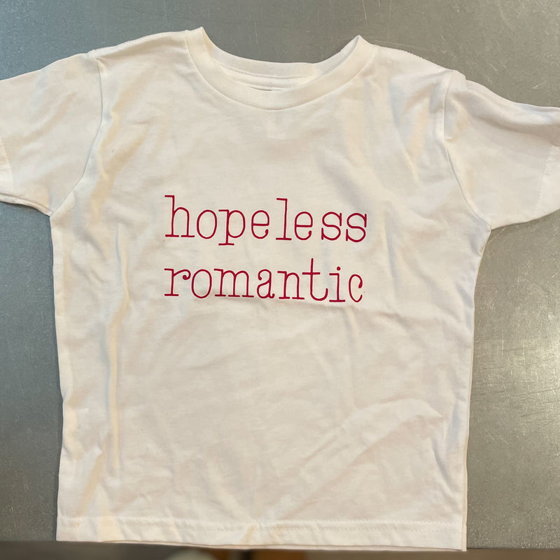 HOPELESS ROMANTIC TEE - WHITE