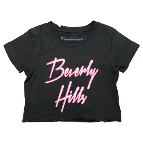 PRINCE PETER: BEVERLY HILLS CROPPED TEE