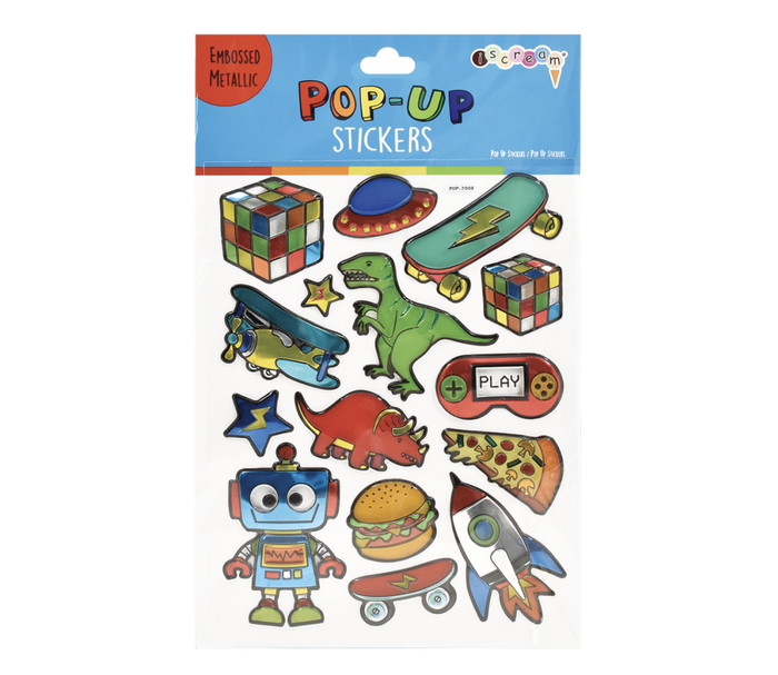 ISCREAM: TOYS AND MORE POP-UP STICKERS