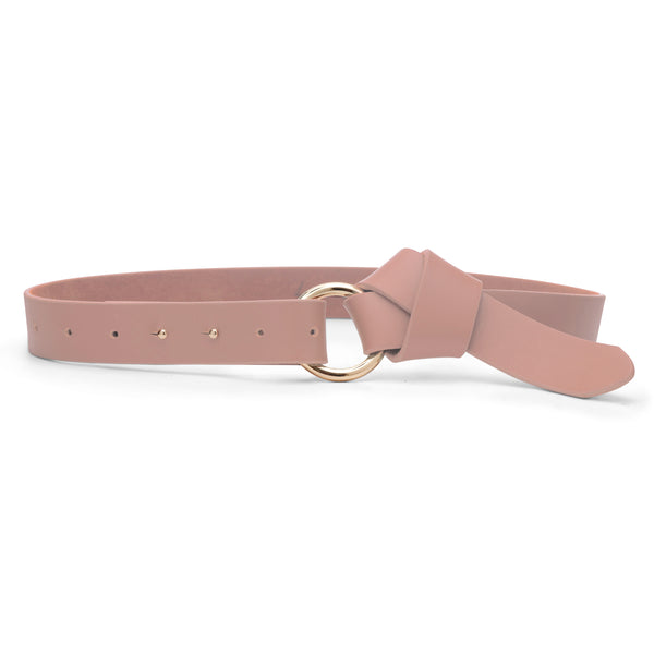 LOVESTRENGTH: ALCOTT LEATHER BELT - RUBY TAN