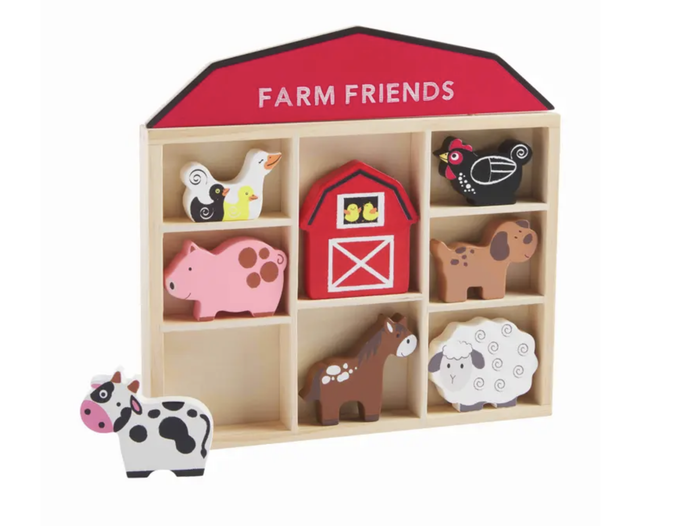 MUD PIE: FARM ANIMAL TOY SET