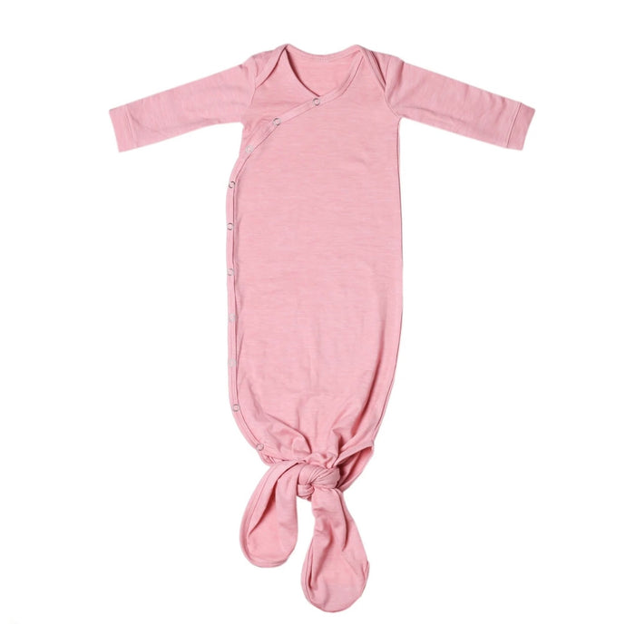 COPPER PEARL: DARLING NEWBORN KNOTTED GOWN