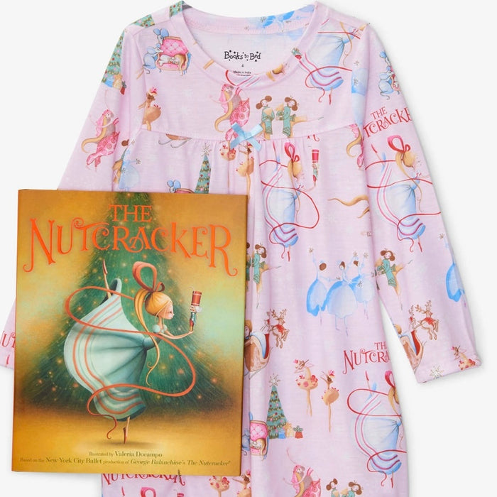 BOOKS TO BED: NUTCRACKER NIGHTGOWN & BOOK SET