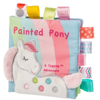 MARY MEYER: TAGGIES PAINTED PONY SOFT BOOK - 6" X 6″