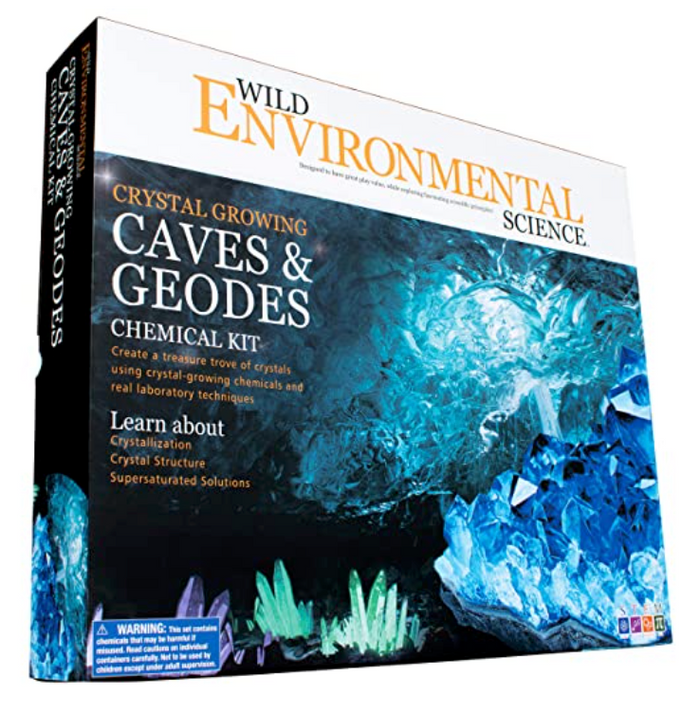 WILD ENVIRONMENTAL SCIENCE: CRYSTAL GROWING CAVES AND GEODES